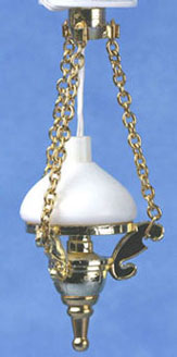 Dollhouse Miniature 3-Chain Chandelier